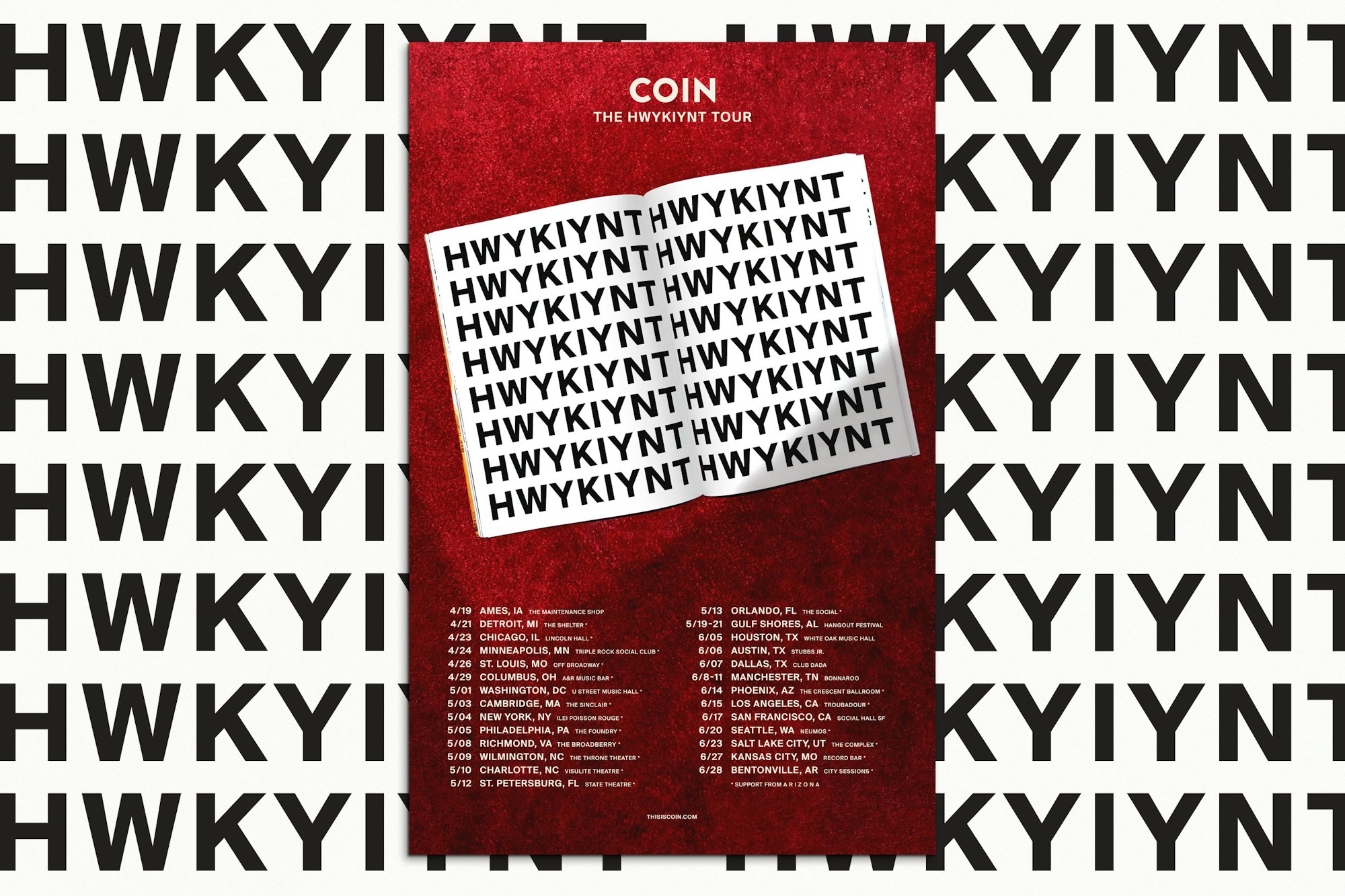Coin Tour Poster